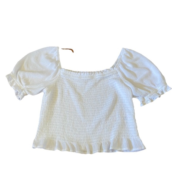 SO WHITE RUFFLE BLOUSE - Picture 3 of 4
